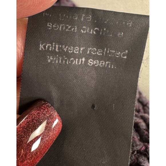 Giorgio Armani Womens Small Purple Knit Cami Top Whimsigoth Fairy Indie Grunge - Picture 7 of 10